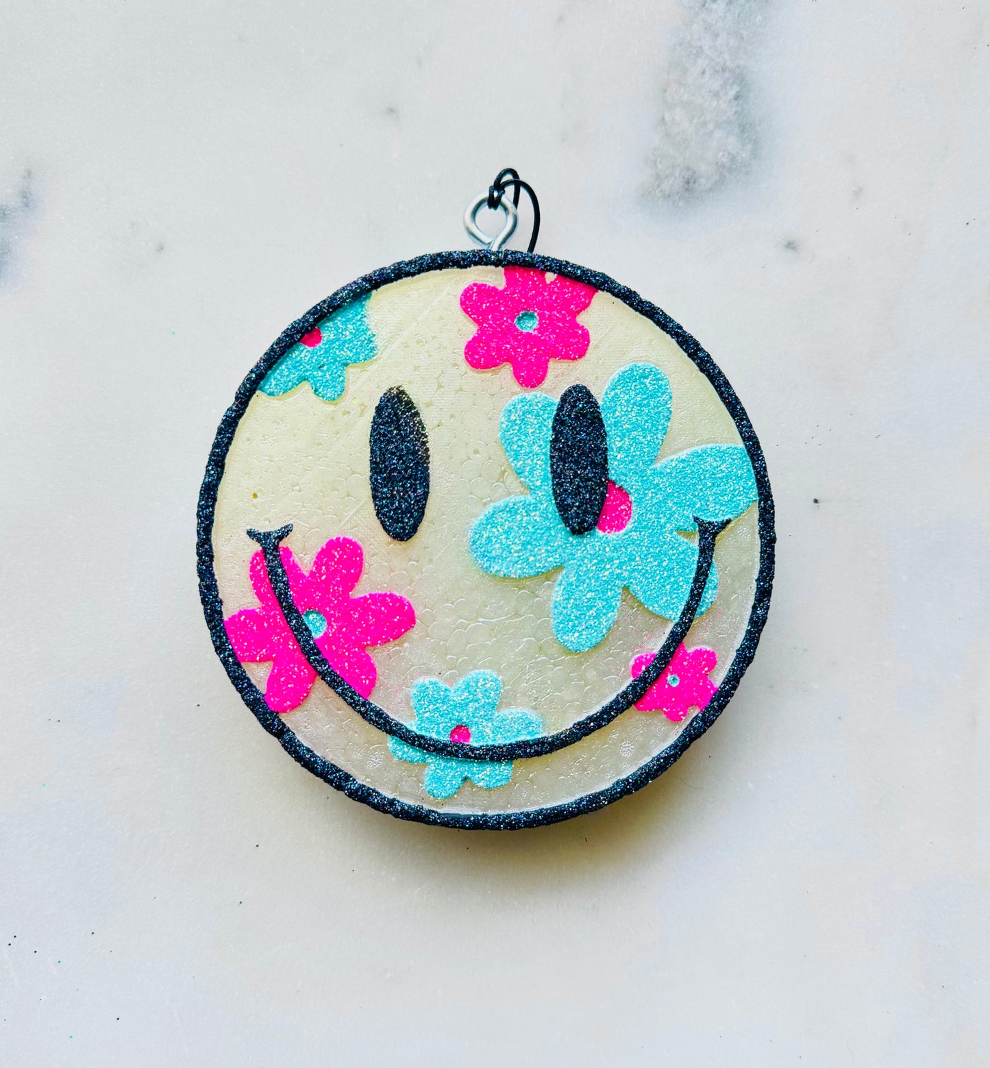 Floral Smiley Freshie